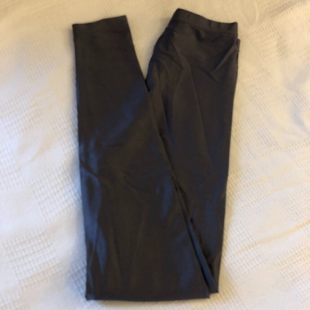 AMERICAN APPAREL Dark Gray PERFORMANCE SPORTSWEAR Leggings Sz SMALL B83